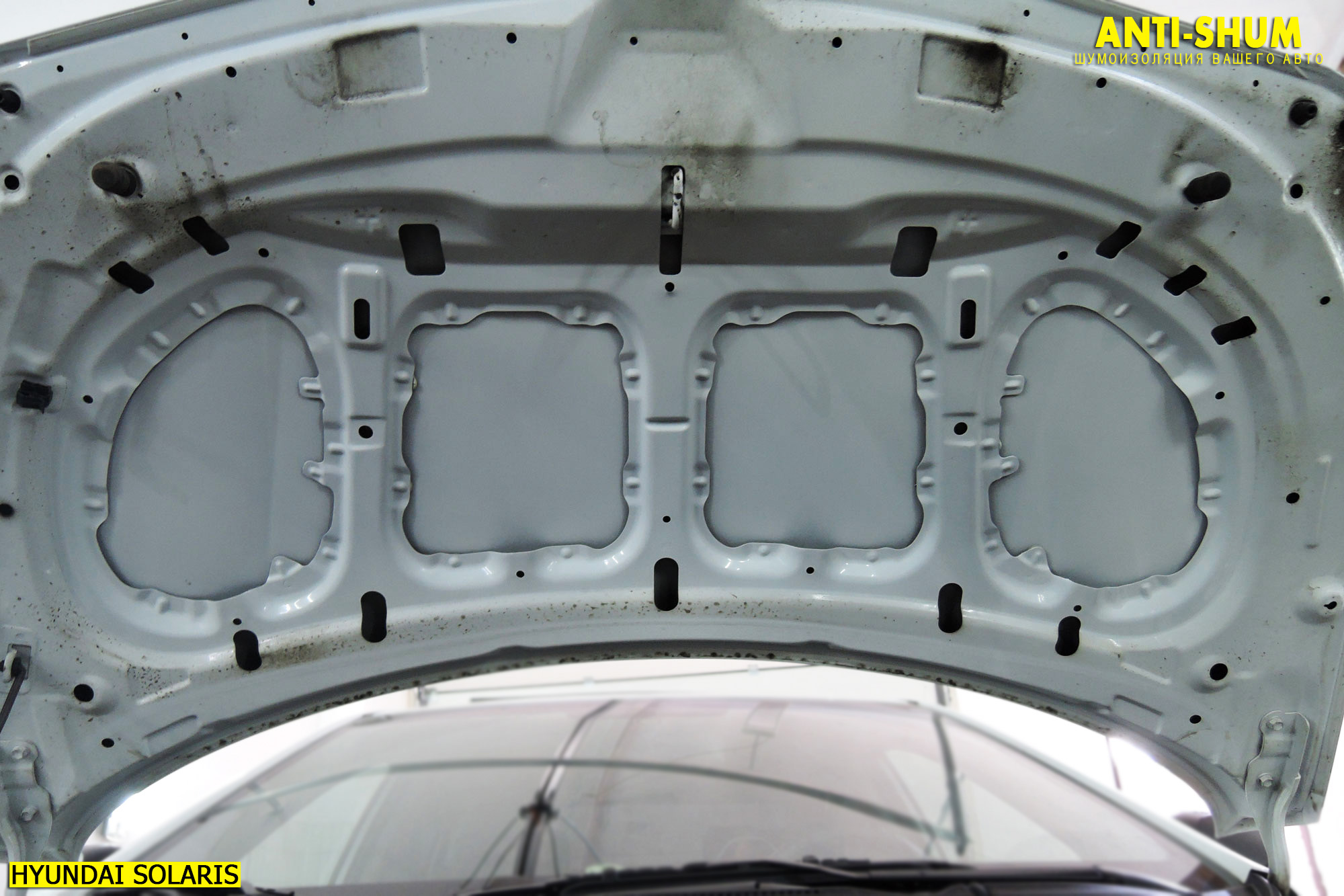 Полная шумоизоляция Hyundai (Хендай ) Solaris (Солярис).